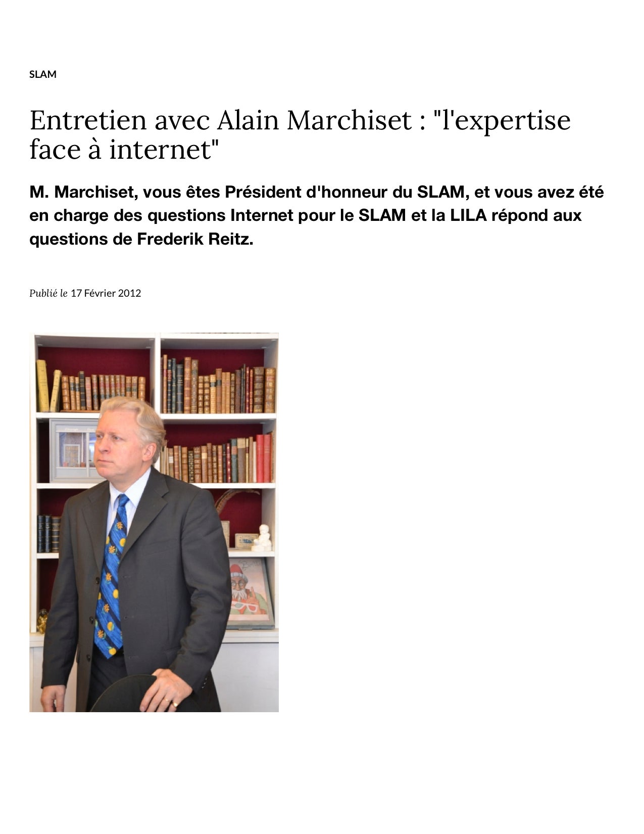 L'expertise face à internet