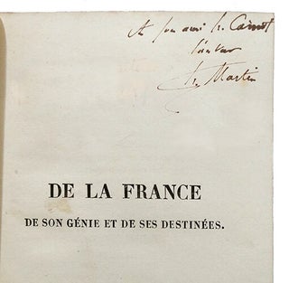 De la France, de son génie et de ses destinées.