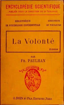 Item #18475 La volonté, 2e édition, revue et corrigée. PAULHAN, Fr