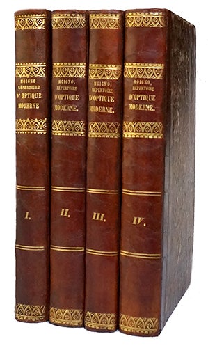 Item #18521 Répertoire d'optique moderne ou analyse complète des travaux modernes relatifs aux phénomènes de la lumière. MOIGNO, abbé.