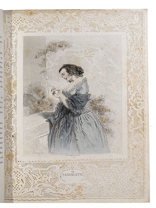 Perles et Parures, Les Joyaux, fantaisie par Gavarni, texte par M&eacute;ry. Min&eacute;ralogie des dames par le Cte Foelix. - suivi de: Les Parures, fantaisie par Gavarni, texte par M&eacute;ry. Histoire de la mode par le Cte Foelix.