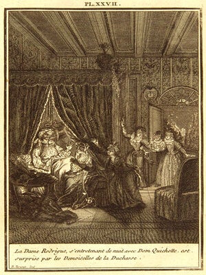 Les principales aventures de l'admirable Don Quichotte, représentées en figures par Coypel, Picart le Romain, et autres habiles maîtres; avec les explications des trente-une planches de cette magnifique collection...