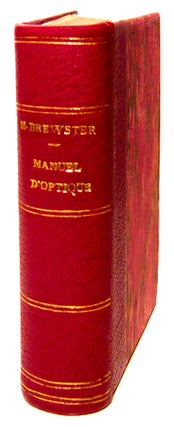 Item #18843 Manuel d'optique, ou traité complet et simplifié de cette science....