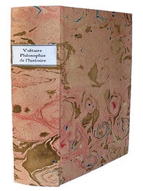 Item #18879 La philosophie de l'histoire, par feu Mr. l'abbé Bazin. VOLTAIRE, dit... Fr. M. Arouet
