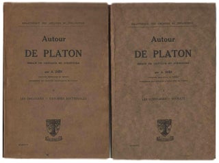 Item #18920 Autour de Platon, essais de critique et d'histoire. I - Les Voisinages - Socrate. II...