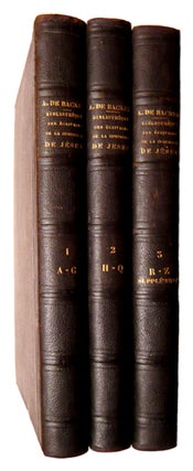 Item #19132 Bibliothèque des écrivains de la Compagnie de Jésus, ou notices...