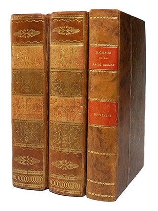 Item #19680 Glossaire de la langue romane, rédigé d'après les manuscrits de...