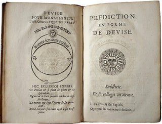 L'Harmonie céleste, découvrant les diverses dispositions de la nature, ouvrage physique et mathématique, nécessaire à toutes sortes de gens pour discerner les erreurs de Mr. Descartes... prévoir toutes les maladies... leurs événemens .. trouver les remèdes spécifiques, la manière de s'en servir, & de distinguer les vertus de la matière médicinale selon les influences des astres...