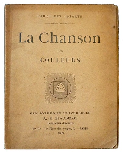 Item #19893 La Chanson des couleurs. FABRE DES ESSARTS.