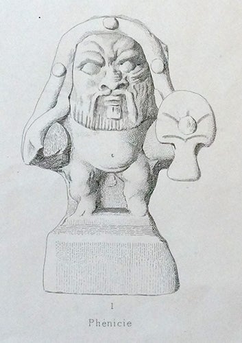Item #19917 Sur quelques représentations du dieu grotesque appelé Bès par les Égyptiens. HEUZEY, Léon.