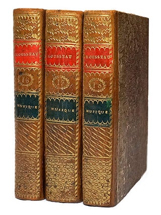 Item #19959 Dictionnaire de Musique - (et) diverses pièces sur la musique, (dont) : le Projet...