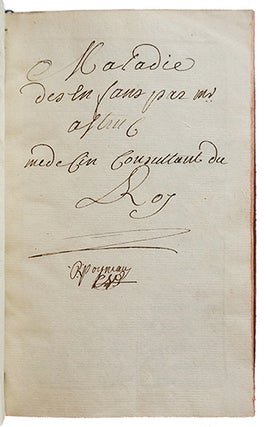 Manuscrit intitulé : Maladies des enfans, par Mr. Astruc médecin consultant du Roy.