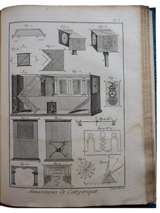 Dictionnaire encyclopédique des amusemens des sciences mathématiques et physiques, des procédés curieux des arts, des tours récréatifs & subtils de la magie blanche, & des découvertes ingénieuses & variées de l'industrie...