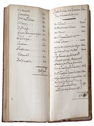 Etat du régiment des Gardes françoises, par rang de Compagnie & suivant l'ancienneté de Messieurs les Officiers & Sergens.