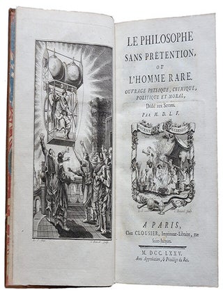 Le philosophe sans prétention ou l'homme rare, Ouvrage physique, chymique, politique et morale, dédié aux savants.