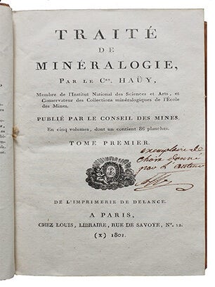 Traité de minéralogie