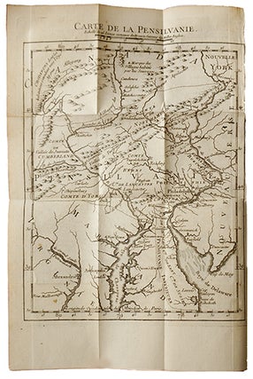 Etat présent de la Pensilvanie, où l'on trouve le détail de ce qui s'y est passé depuis la défaite du Général Braddock jusqu'à la prise d'Oswego, avec une Carte particulière de cette Colonie.