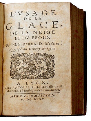 L'usage de la glace, de la neige et du froid