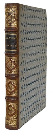 Recueil d'ouvrages curieux de mathématique et de mécanique, ou Description du. GROLLIER DE SERVIÈRE, Nicolas.