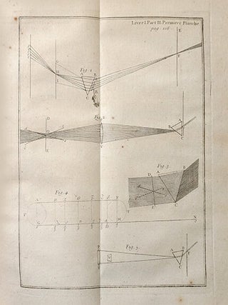 Traité d'optique, sur les réflexions, réfractions, inflexions, et les couleurs de la lumière. Trad. par M. Coste sur la seconde édition Angloise, augmentée par l'auteur. Seconde édition françoise, beaucoup plus correcte que la première.
