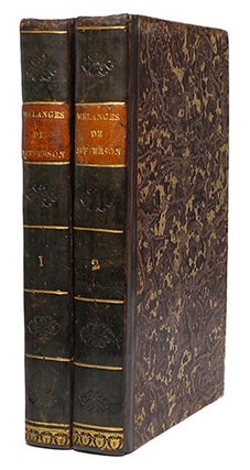 Item #20832 Mélanges Politiques et Philosophiques, extraits des Mémoires et de la...