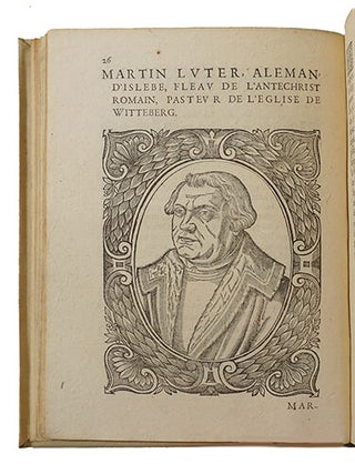 Les vrais pourtraits des hommes illustres, en piété et doctrine, du travail desquels Dieu s'est servi en ces derniers temps, pour remettre sus la vraye Religion en divers pays de la Chrétienté. Avec les descriptions de leur vie & de leurs faits plus mémorables. Plus, quarante quatre Emblèmes chrestiens.