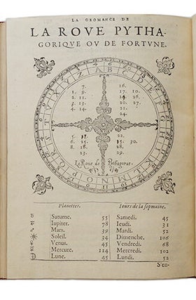 La géomance, du Seigneur Christofe de Cattan gentilhomme genevois… pour sçavoir toutes choses présentes, passées et à advenir. Avec la Roüe de Pythagoras. Le tout mis en lumière par Gabriel du Préau…