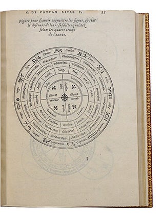La géomance, du Seigneur Christofe de Cattan gentilhomme genevois… pour sçavoir toutes choses présentes, passées et à advenir. Avec la Roüe de Pythagoras. Le tout mis en lumière par Gabriel du Préau…
