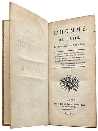 L'homme de désir, par l'auteur des erreurs et de la vérité.