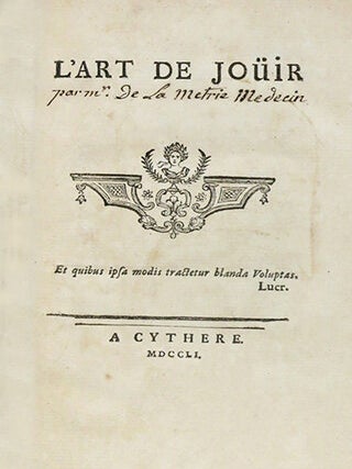 L'art de joüir
