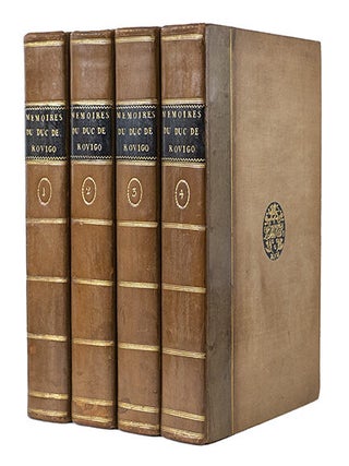 Item #21199 Mémoires du duc de Rovigo pour servir à l’histoire de l’Empereur Napoléon....