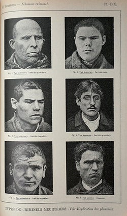 L'Homme criminel, criminel-né, fou moral, épileptique, criminel fou, criminel d'occasion, criminel par passion. Etude anthropologique et psychiatrique. 2e édition française.
