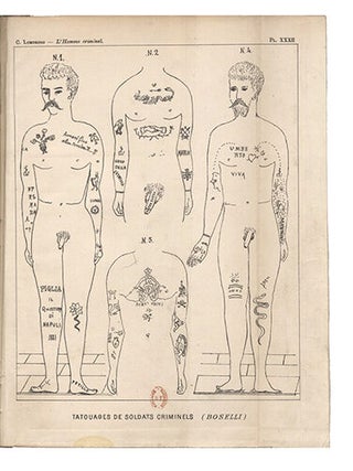 L'Homme criminel, criminel-né, fou moral, épileptique, criminel fou, criminel d'occasion, criminel par passion. Etude anthropologique et psychiatrique. 2e édition française.