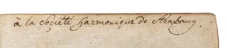 Exposé de différentes cures opérées depuis le 25 août 1785, époque de la formation de la société fondée à Strasbourg sous la dénomination de Société Harmonique des Amis Réunis, jusqu'au 15 du mois de juin 1786....
