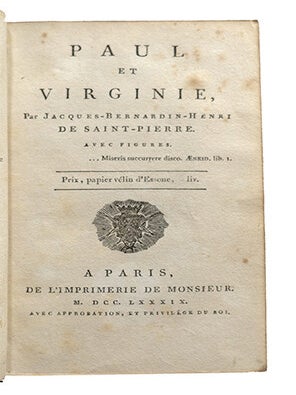 Paul et Virginie, avec figures.