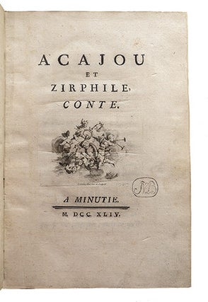 Acajou et Zirphile, conte.