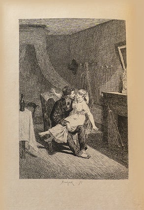 La vie de Bohême, avec un front. et 12 gravures à l'eau-forte par Adolphe Bichard.