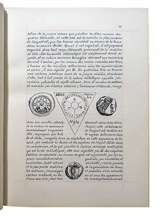 Le Testament de Raymond Lulle. Du latin mis en français par J.-E. Emerit agrémenté par lui de numismatiques figurines cabalisantes, avec l'Art Royal et Sacré commencé Dieu aidant l'an de la Rédemption 1941 le XXVIII de décembre dimanche des Saints Innocents en la maison du père à Saint Jean d'Angély.... (colophon) "ce travail fut terminé.... l'an 1947 pour la St Michel..."