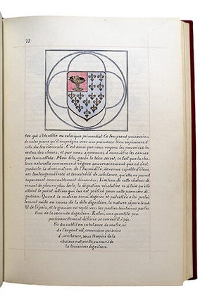 Le Testament de Raymond Lulle. Du latin mis en français par J.-E. Emerit agrémenté par lui de numismatiques figurines cabalisantes, avec l'Art Royal et Sacré commencé Dieu aidant l'an de la Rédemption 1941 le XXVIII de décembre dimanche des Saints Innocents en la maison du père à Saint Jean d'Angély.... (colophon) "ce travail fut terminé.... l'an 1947 pour la St Michel..."