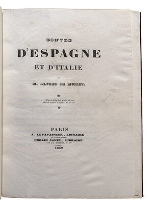 Contes d'Espagne et d'Italie
