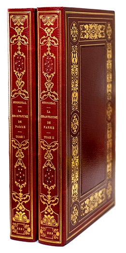 Item #21485 La Chartreuse de Parme, Réimpression textuelle de l'édition originale. Préface de Francisque Sarcey. STENDHAL, dit... Henri Beyle.