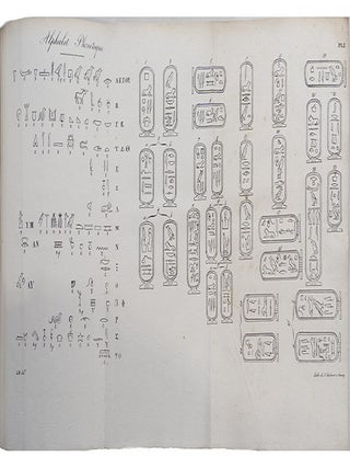 Essai sur le système des hiéroglyphes phonétiques du Dr. Young et de M. Champollion, avec quelques découvertes additionnelles qui le rendent applicable à la lecture des noms des anciens rois d'Égypte et d'Éthiopie. Traduit de l'Anglais et augmenté de notes par L. Devere.