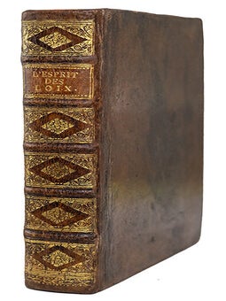 Item #21501 De l'esprit des loix, ou du rapport que les loix doivent avoir avec la constitution...
