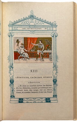 Dialogues des Courtisanes, Traduction et notices par A.-J. Pons. Illustrations par H. Scott et F. Méaulle.