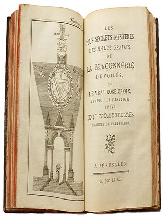 Les Trois premiers Grad(es) uniform(es) de la Ma&ccedil;(onnerie), cahier des dem(andes) & Cahier des rep(onses)... par le F. Nerad. Herono - Suivi de : Grade du chevalier de l'&eacute;p&eacute;e ou de l'Orient et de Rose Croix, S.l. - Suivi de : Grade du Noachite ou chevalier prussien.