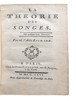 La théorie des songes