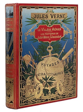 Item #21601 Le village aérien. Les histoires de Jean-Marie Cabidoulin. VERNE, Jules