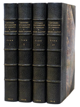 Item #21698 Lettres de la marquise du Deffand à Horace Walpole, écrites dans les années 1766...