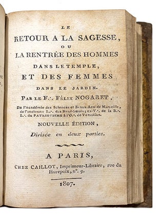INSTRUCTIONS DES H:. G:., (Hauts grades) tels qu'ils se confèrent dans les Chapitres de la correspondance du G:. O:. de France, au rit moderne, avec les discours analogues aux Réceptions.