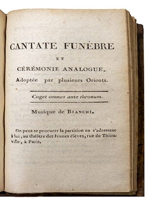 INSTRUCTIONS DES H:. G:., (Hauts grades) tels qu'ils se confèrent dans les Chapitres de la correspondance du G:. O:. de France, au rit moderne, avec les discours analogues aux Réceptions.